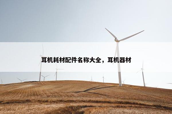 耳机耗材配件名称大全，耳机器材