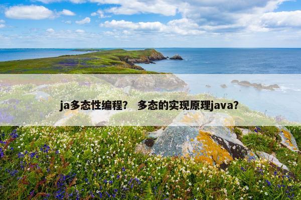 ja多态性编程？ 多态的实现原理java？
