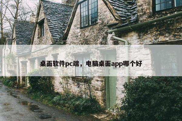 桌面软件pc端，电脑桌面app哪个好
