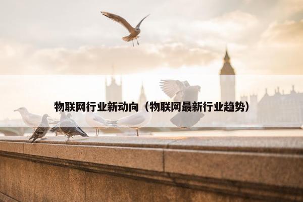 物联网行业新动向（物联网最新行业趋势）