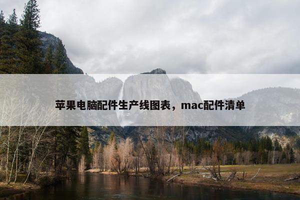 苹果电脑配件生产线图表，mac配件清单