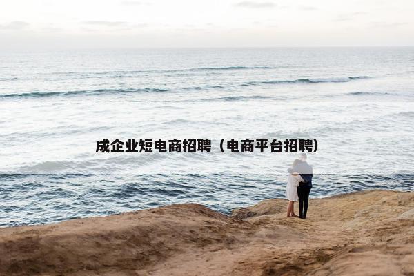 成企业短电商招聘（电商平台招聘）