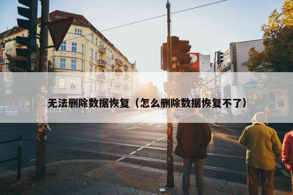 无法删除数据恢复（怎么删除数据恢复不了）