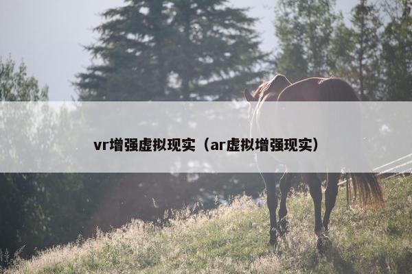 vr增强虚拟现实（ar虚拟增强现实）