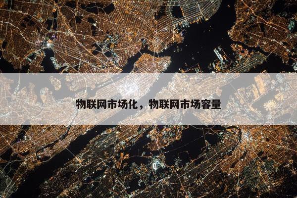 物联网市场化，物联网市场容量
