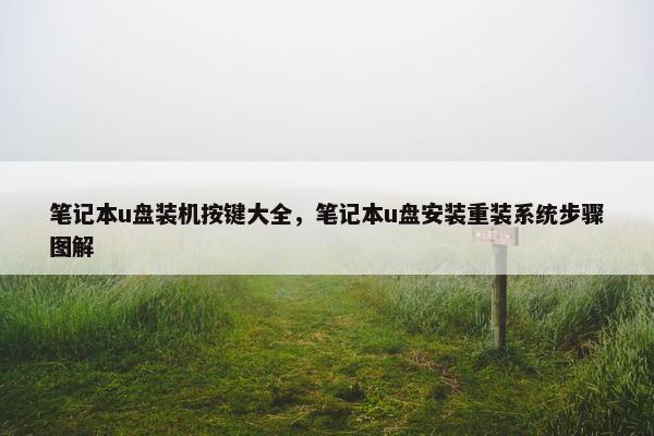 笔记本u盘装机按键大全，笔记本u盘安装重装系统步骤图解
