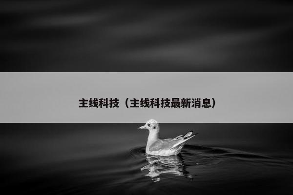主线科技（主线科技最新消息）