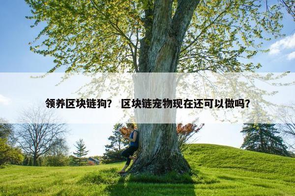 领养区块链狗？ 区块链宠物现在还可以做吗？