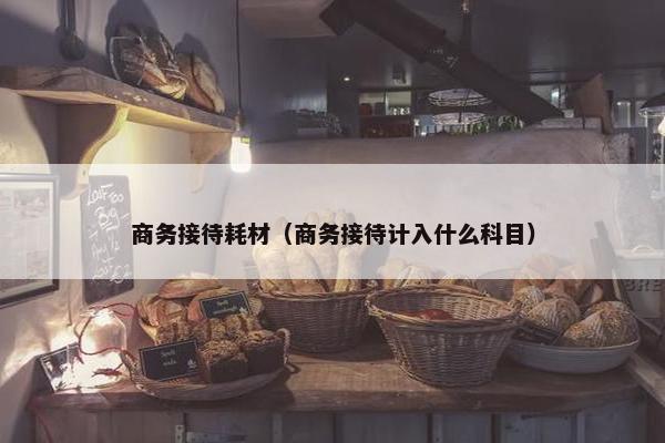 商务接待耗材（商务接待计入什么科目）