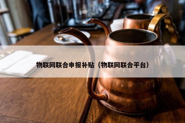 物联网联合申报补贴（物联网联合平台）
