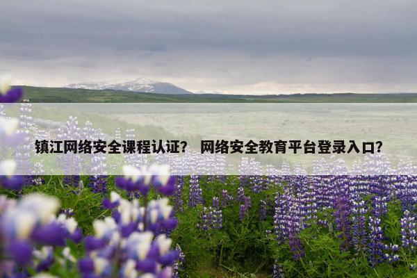 镇江网络安全课程认证？ 网络安全教育平台登录入口？