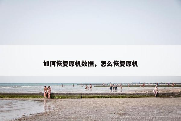 如何恢复原机数据，怎么恢复原机