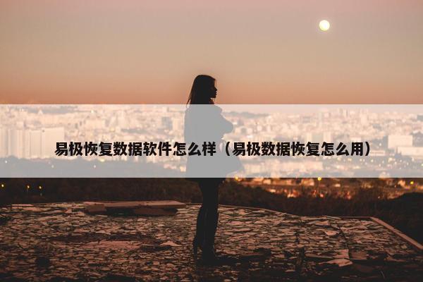 易极恢复数据软件怎么样（易极数据恢复怎么用）