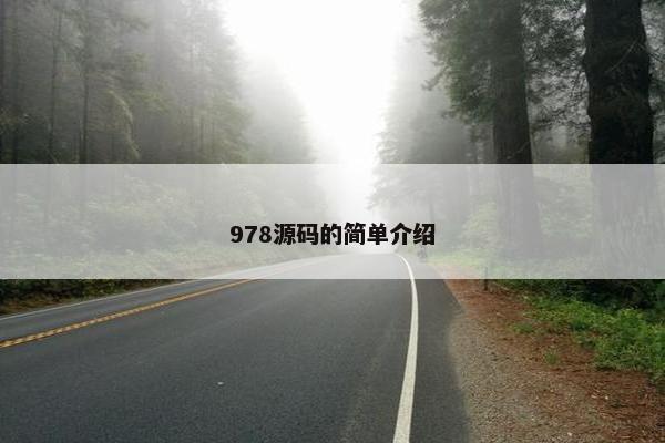 978源码的简单介绍