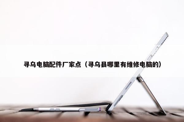 寻乌电脑配件厂家点（寻乌县哪里有维修电脑的）