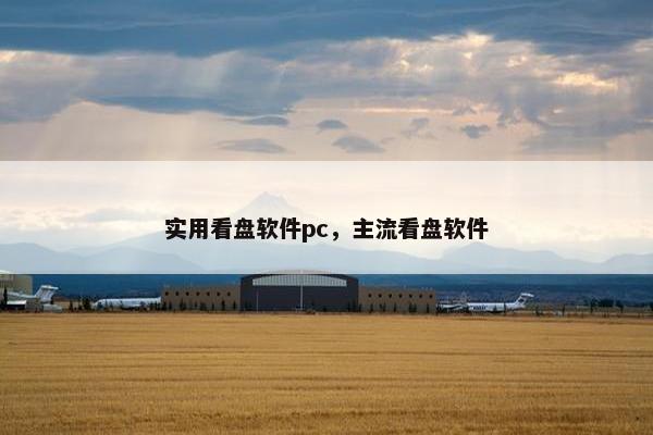 实用看盘软件pc，主流看盘软件
