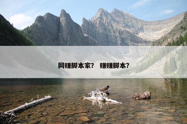 网赚脚本家？ 赚赚脚本？
