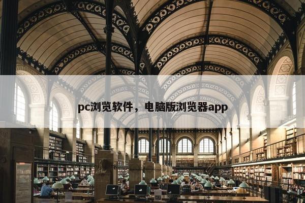 pc浏览软件，电脑版浏览器app