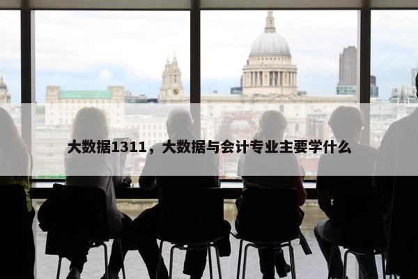 大数据1311，大数据与会计专业主要学什么
