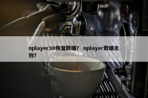 nplayer30恢复数据？ nplayer数据无效？