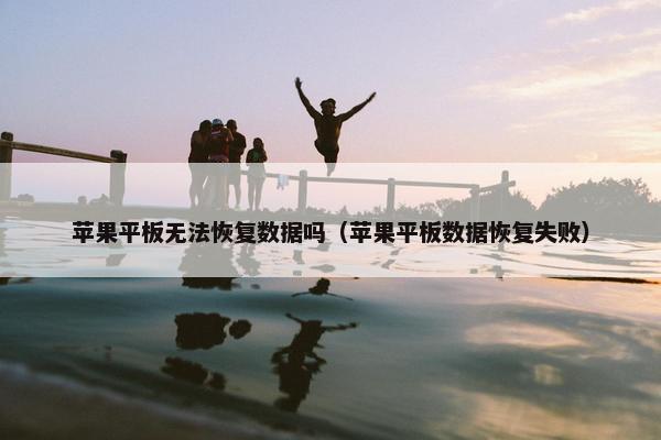 苹果平板无法恢复数据吗（苹果平板数据恢复失败）