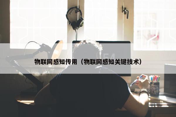 物联网感知传用（物联网感知关键技术）