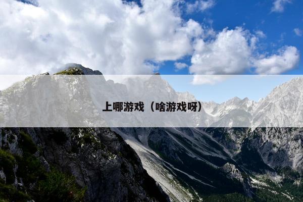 上哪游戏（啥游戏呀）