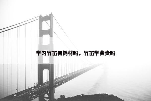 学习竹笛有耗材吗，竹笛学费贵吗