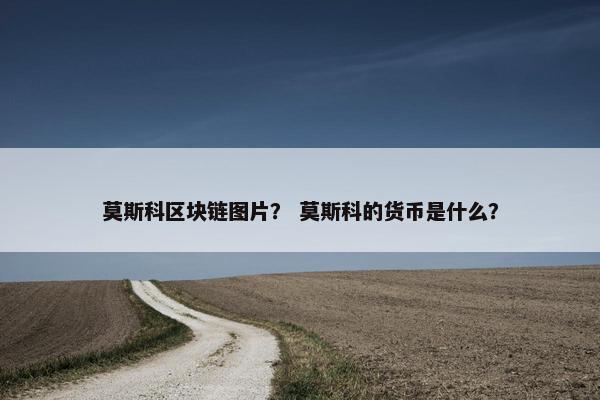 莫斯科区块链图片？ 莫斯科的货币是什么？