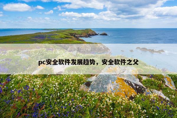 pc安全软件发展趋势，安全软件之父