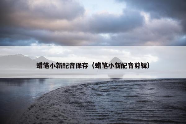 蜡笔小新配音保存（蜡笔小新配音剪辑）
