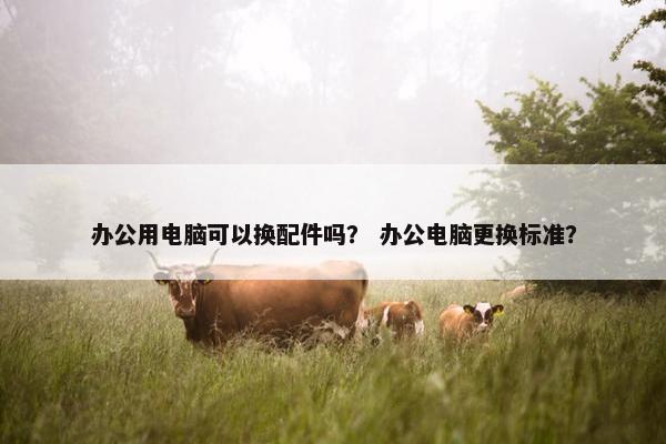 办公用电脑可以换配件吗？ 办公电脑更换标准？