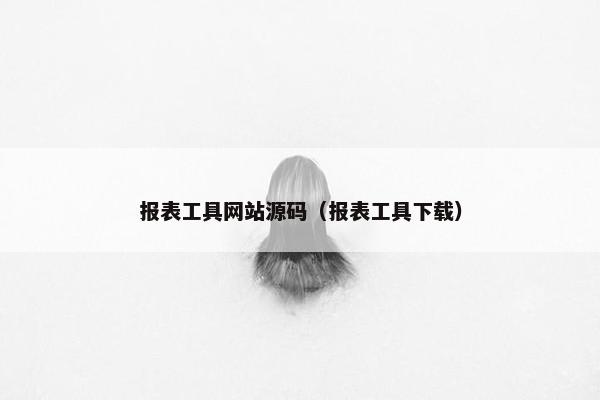 报表工具网站源码（报表工具下载）