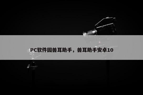 PC软件园兽耳助手，兽耳助手安卓10