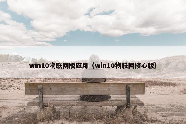 win10物联网版应用（win10物联网核心版）