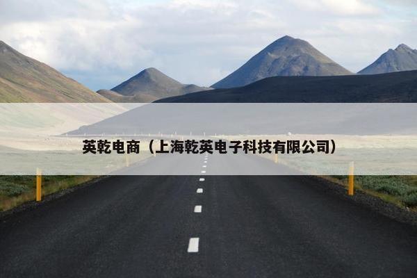 英乾电商（上海乾英电子科技有限公司）