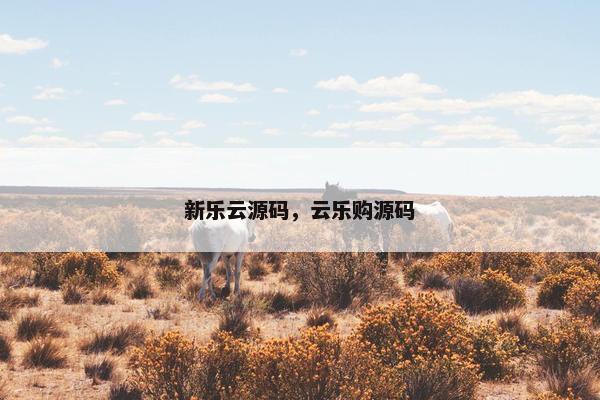 新乐云源码，云乐购源码