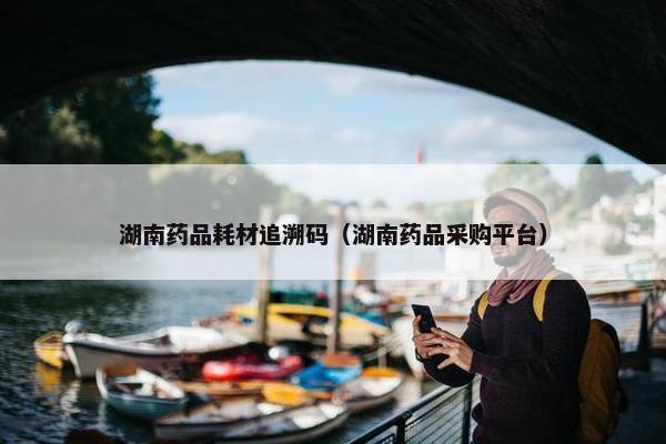 湖南药品耗材追溯码（湖南药品采购平台）