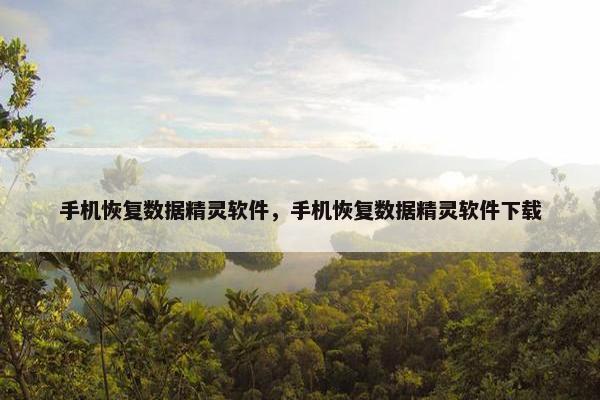 手机恢复数据精灵软件，手机恢复数据精灵软件下载