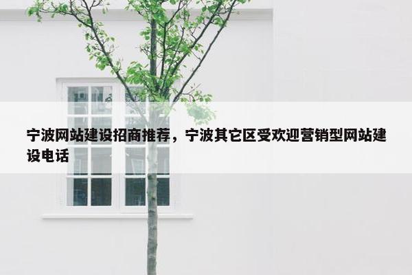 宁波网站建设招商推荐,宁波其它区受欢迎营销型网站建设电话 宁波网站建设招商推荐,宁波其它区受欢迎营销型网站建设电话