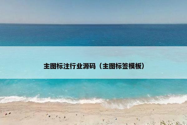 主图标注行业源码（主图标签模板）