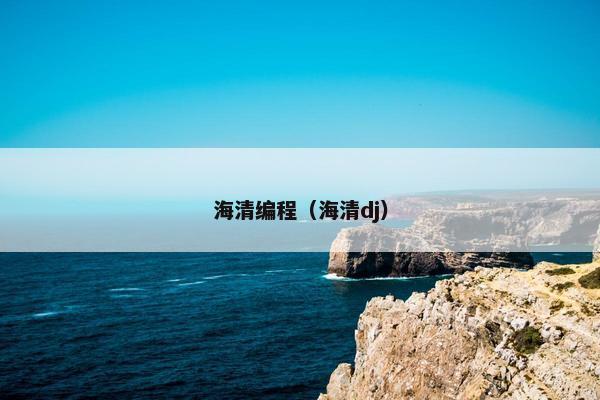 海清编程（海清dj）