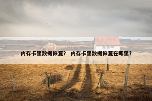 内存卡里数据恢复？ 内存卡里数据恢复在哪里？