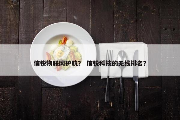 信锐物联网护航？ 信锐科技的无线排名？