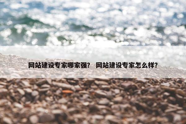 网站建设专家哪家强？ 网站建设专家怎么样？