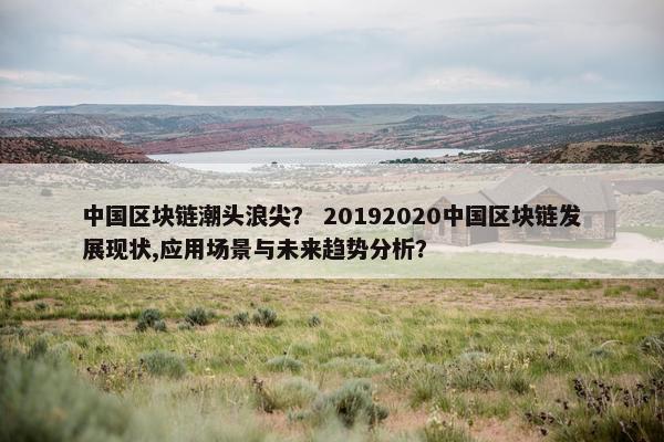 中国区块链潮头浪尖？ 20192020中国区块链发展现状,应用场景与未来趋势分析？