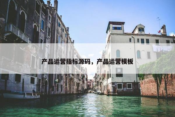 产品运营指标源码，产品运营模板