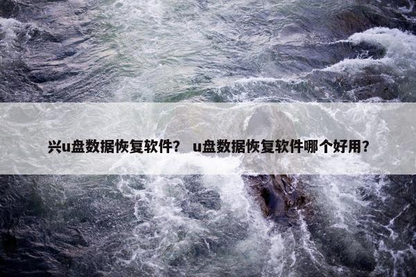 兴u盘数据恢复软件？ u盘数据恢复软件哪个好用？