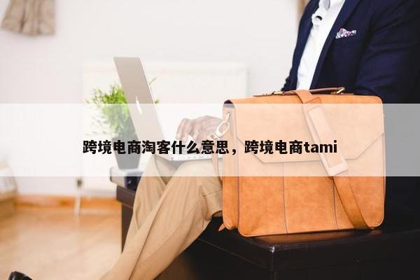 跨境电商淘客什么意思，跨境电商tami