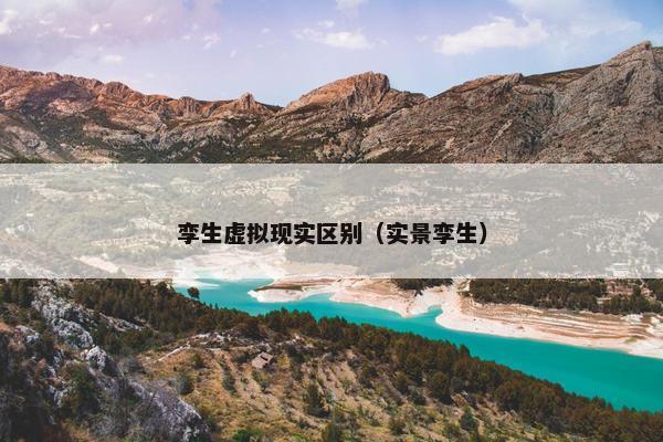 孪生虚拟现实区别(实景孪生) 孪生虚拟现实区别(实景孪生)